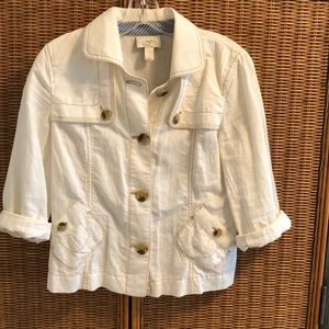 LOFT Linen Safari Jacket